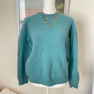 WoolOvers 100% Lambswool Pullover Crew Sweater in Women’s Large